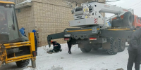 Ремонтная бригада на месте прорыва трубы / Фото: СГК Рубцовск - ИА Амител
