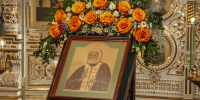 Архиерейское богослужение в канун дня памяти прп. Серафима, Саровского чудотворца - Алтайская митрополия