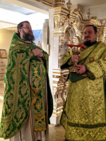 Престольный праздник Серафимовского храма Покровского кафедрального собора