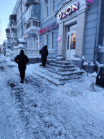В Железнодорожном районе продолжают устранять последствия неблагоприятных погодных условий