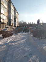 В Железнодорожном районе продолжают устранять последствия неблагоприятных погодных условий