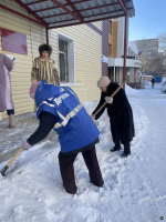 В Железнодорожном районе продолжают устранять последствия неблагоприятных погодных условий