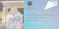 82 общественные территории благоустроят в Алтайском крае в 2026 году - Минстрой Алтайского края