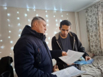 В Индустриальном районе Барнаула установили пожарные извещатели в муниципальном жилье