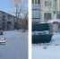 Мусорная площадка на улице Антона Петрова / Фото: "Черное и Белое Барнаул" - ИА Амител