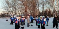В пригороде Барнаула состоялась Всероссийская патриотическая акция «Снежный десант - 2026» - Администрация г. Барнаул