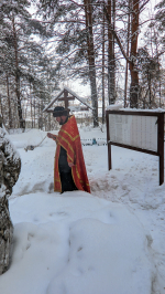 Духовенство и прихожане совершили панихиду о всех в годы богоборчества умученных и убиенных