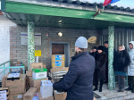 Передача гуманитарной помощи Управлению ФСИН для дальнейшей передачи первому батальону Таманской дивизии полка