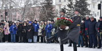 В Барнауле почтили память героев в День защитника Отечества - Администрация г. Барнаул