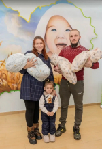 Тройное счастье: семья Тимофеевых из Косихи встречает дома первую тройню года