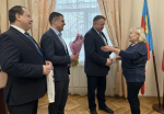Глава Центрального района Дмитрий Попов совместно с депутатами поздравил женщин с наступающим Международным женским днём