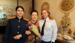 Офицеры СК России по Алтайскому краю поздравили жительниц блокадного Ленинграда с Международным женским днём