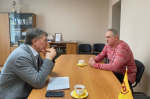 Личный прием граждан в Барнауле. Александр Терентьев / Фото: пресс-служба партии