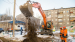 Восстановительные работы на сетях водоснабжения / Фото: Владимир Вдовин