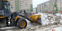 Предприятиями района усилена работа по очистке территорий от снега, наледи и обработке противогололедными материалами - Администрация г. Барнаул