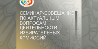 Семинар-совещание по актуальным вопросам деятельности избирательных комиссий - Избирательная комиссия