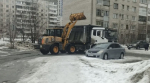 В Центральном районе ведутся активные работы по недопущению подтопления талыми водами