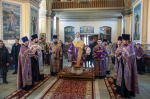 Архиерейское богослужение в канун Недели 5-й Великого поста