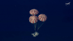 Приводнение "Ориона" / Фото: NASA