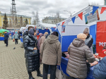 Предпраздничная продовольственная ярмарка прошла в Железнодорожном районе