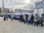 Предпраздничная продовольственная ярмарка прошла в Железнодорожном районе