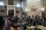 Митрополит Сергий возглавил богослужение Великой Субботы в Димитриевском храме Барнаула