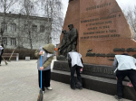 В Октябрьском районе прошла акция по благоустройству памятных мест