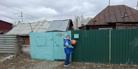 Жителям частного сектора напомнили о мерах пожарной безопасности - Администрация г. Барнаул