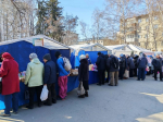 В сквере имени 60-летия СССР состоялась продовольственная ярмарка выходного дня  