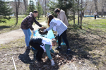 Более 5 тысяч человек приняли участие в общегородском субботнике в Октябрьском районе