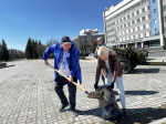 Более 5 тысяч человек приняли участие в общегородском субботнике в Октябрьском районе