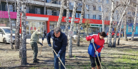 Более шести тысяч человек вышли на общегородской субботник в Железнодорожном районе - Администрация г. Барнаул