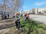 Более шести тысяч человек вышли на общегородской субботник в Железнодорожном районе