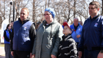 Глава Барнаула Вячеслав Франк принял участие в общегородском субботнике