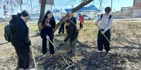 Общегородской субботник: как это было в районах Барнаула - Администрация г. Барнаул