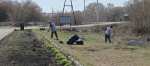 Активисты – общественники Ленинского района в прошедшие выходные провели субботники на территориях микрорайонов многоэтажной застройки и частного сектора