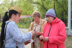 Накануне в сквере по ул.Гущина в Ленинском районе прошло праздничное мероприятие, посвященное Победе в Великой Отечественной войне