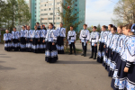 Накануне в сквере по ул.Гущина в Ленинском районе прошло праздничное мероприятие, посвященное Победе в Великой Отечественной войне