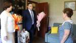 Поздравления с Днем Победы получила жительница блокадного Ленинграда Светлана Благодацкая