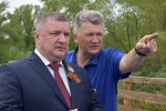 Александр Романенко проконтролировал завершение работ по ремонту моста через реку Алей в Локтевском районе