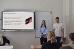 Профилактика дропперства: студенты Академии рассказали молодежи о финансовых ловушках