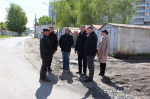 В Ленинском районе прошло выездное совещание по вопросу восстановления благоустройства после проведения земляных работ