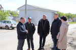 В Ленинском районе прошло выездное совещание по вопросу восстановления благоустройства после проведения земляных работ