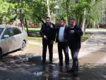 В Ленинском районе прошло выездное совещание по вопросу восстановления благоустройства после проведения земляных работ