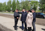 В Ленинском районе прошло выездное совещание по вопросу восстановления благоустройства после проведения земляных работ