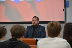 Студенты встретились с ветераном боевых действий