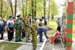 Сотрудники Росгвардии почтили память пограничников в Троицком районе
