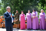 В Локтевском районе открыли движение по отремонтированному мосту через реку Алей