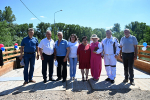 В Локтевском районе открыли движение по отремонтированному мосту через реку Алей