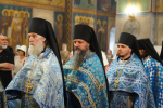 В годовщину основания Кемеровской епархии глава Алтайской митрополии принял участие в соборном богослужении в кафедральном Знаменском соборе города Кемерово